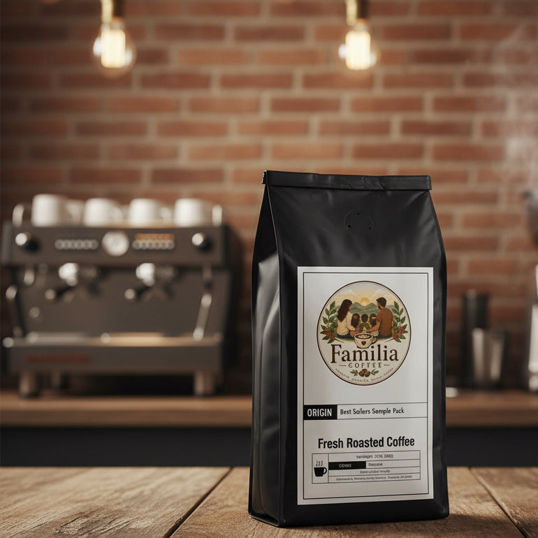 Best Sellers Sample Pack: 6Bean, Cowboy, Breakfast, Peru, Mexico, Bali